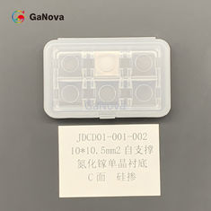 10*10.5mm2 GaN Tek Kristal Yüzey Kalınlığı 350 ±25 µm TTV ≤ 10 µm