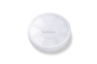 4inch GaN On Sapphire Gofret Mavi Yeşil LED Wafer Düz Safir 100 mm
