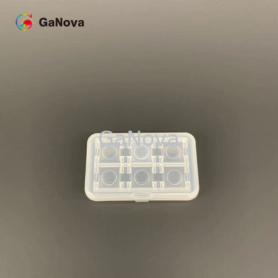 10*10.5mm2 C-Yüz Fe-Doped SI-Tip Özgür Kalkan GaN Tek Kristal Altyapı Makro Kusur yoğunluğu 0cm−2 TTV ≤ 10 μm Direnci 106 Ω·Cm RF Aygıtları Wafer