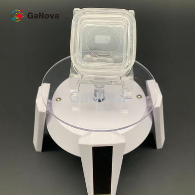 Makro Kusur yoğunluğu 0cm−2 Dövizlenmemiş SI tipi RF cihazları için serbest duran GaN tek kristal substratı 5*10mm2 M yüzü