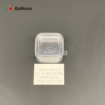 5*10mm2 SP-Face 10-11 Dopedilmemiş N-Tip Özgür Kalkan GaN Tek Kristal Substrat 0.1 Ω·cm Güç Aygıtı için Direnci