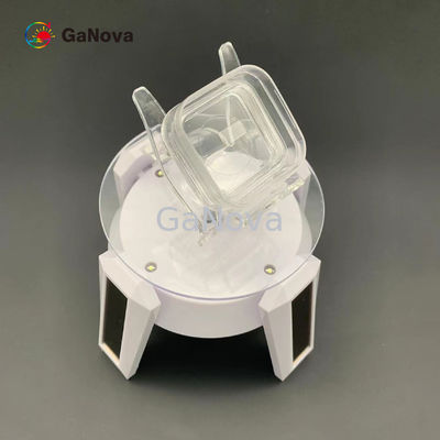 Güç Aygıtı 5x10mm2 N tipi dopanmamış serbest duran GaN tek kristal substratı direnci 0.1 Ω·cm ve 10μm içinde BOW
