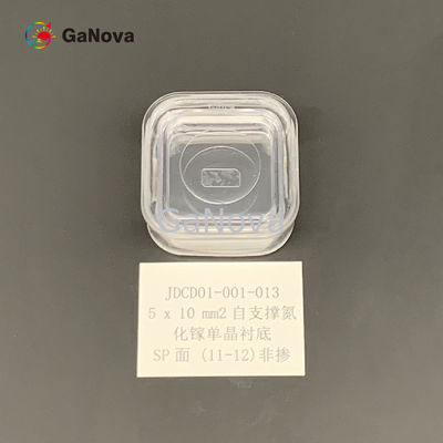 Güç Aygıtı 5x10mm2 N tipi dopanmamış serbest duran GaN tek kristal substratı direnci 0.1 Ω·cm ve 10μm içinde BOW