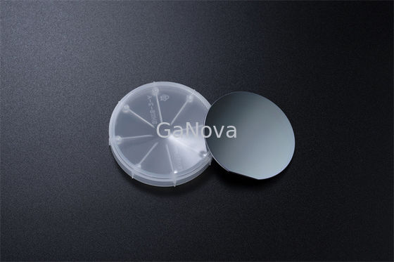 Silikon Gofret Üzerinde AlGaN Tampon Kalınlığı 600nm 2 inç Mavi LED GaN