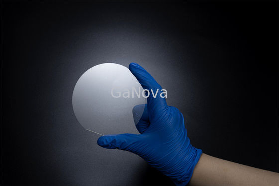 625um ila 675um 4 İnç Mavi LED GaN Safir Üzerinde Epitaksiyel Gofret SSP Düz Safir